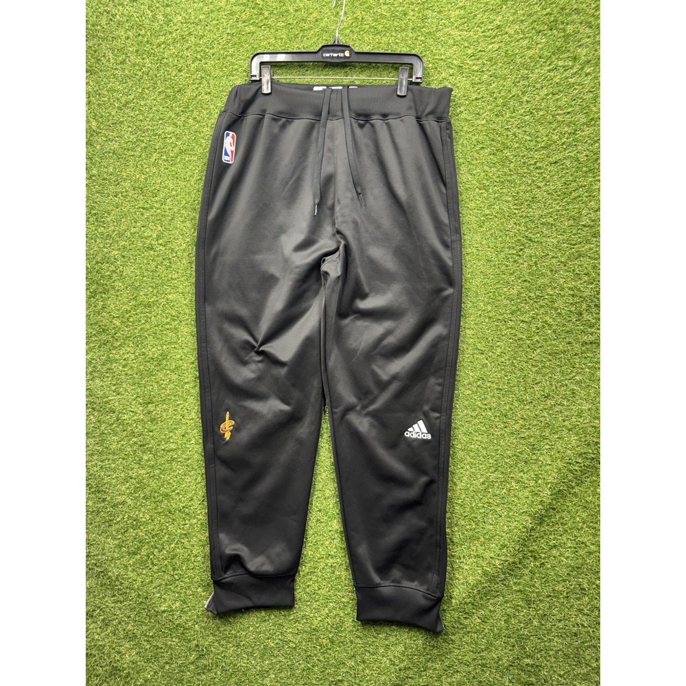 Adidas Cleveland Cavaliers Sweatpants Mens 2XL Black Team Issue Warm Up